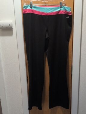 Avia Pink Activewear Top with Silver Logo